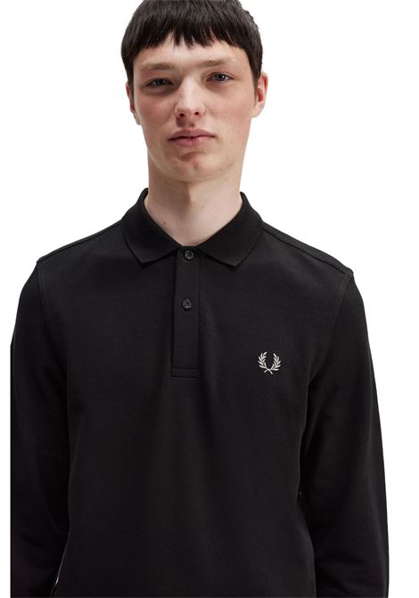 THE FRED PERRY SHIRT LONG SLEEVE POLO SHIRT - FRED PERRY